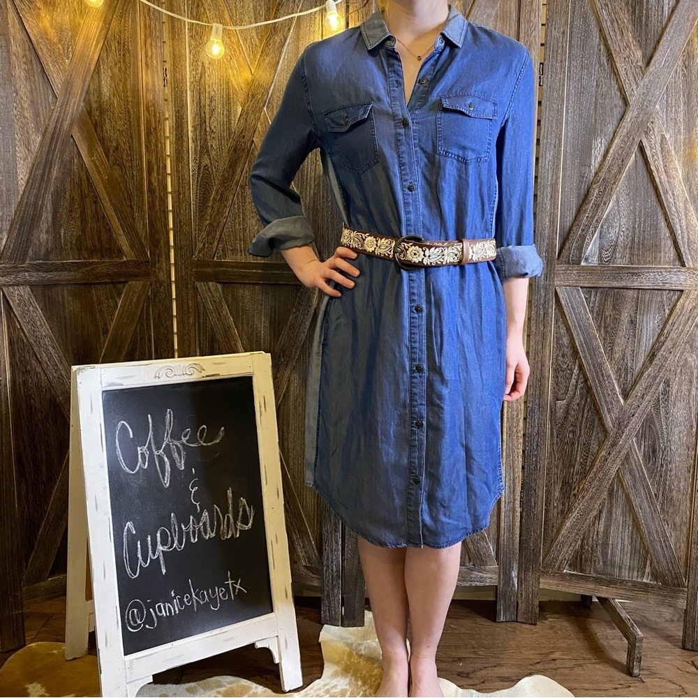 𝅺ARIAT Denim Dress MEDIUM